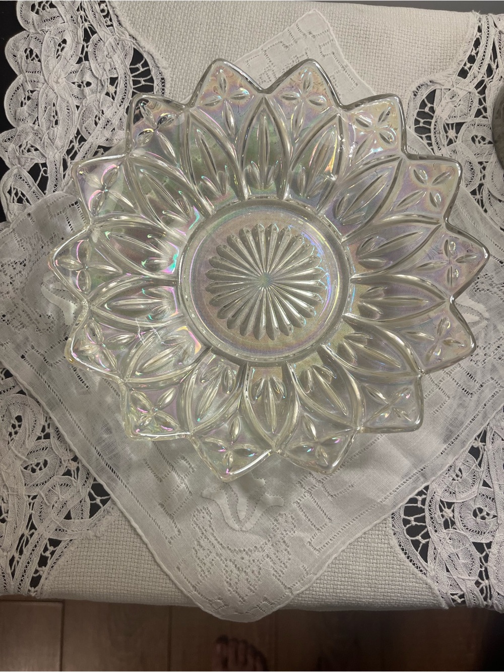 Federal Glass “Petal” Serving Bowl